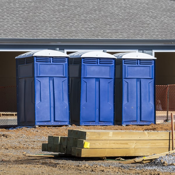 is there a specific order in which to place multiple portable restrooms in Shullsburg Wisconsin